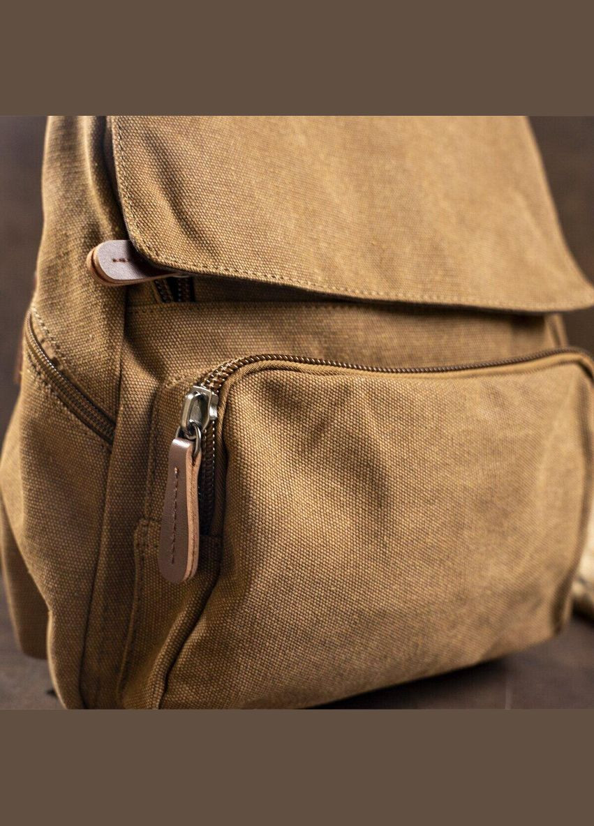 Компактный женский текстильный рюкзак 20196 Vintage (328449835)