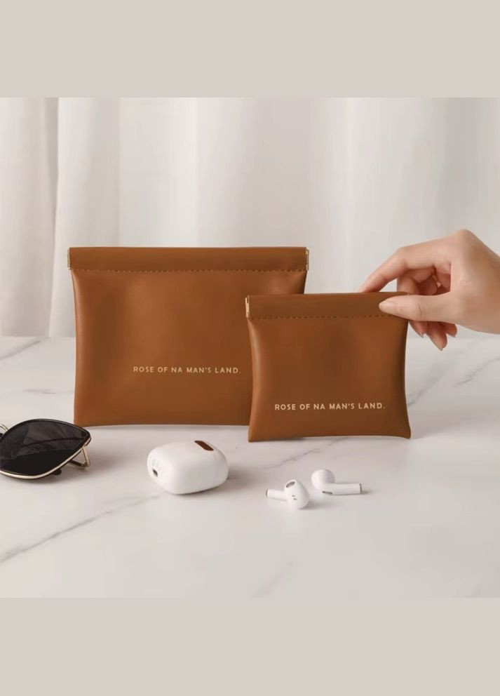 Набір портативних косметичок 2 шт для аксесуарів, футляри для зберігання дрібниць розмір 14х18 і 11х12 см No Brand (337668883)