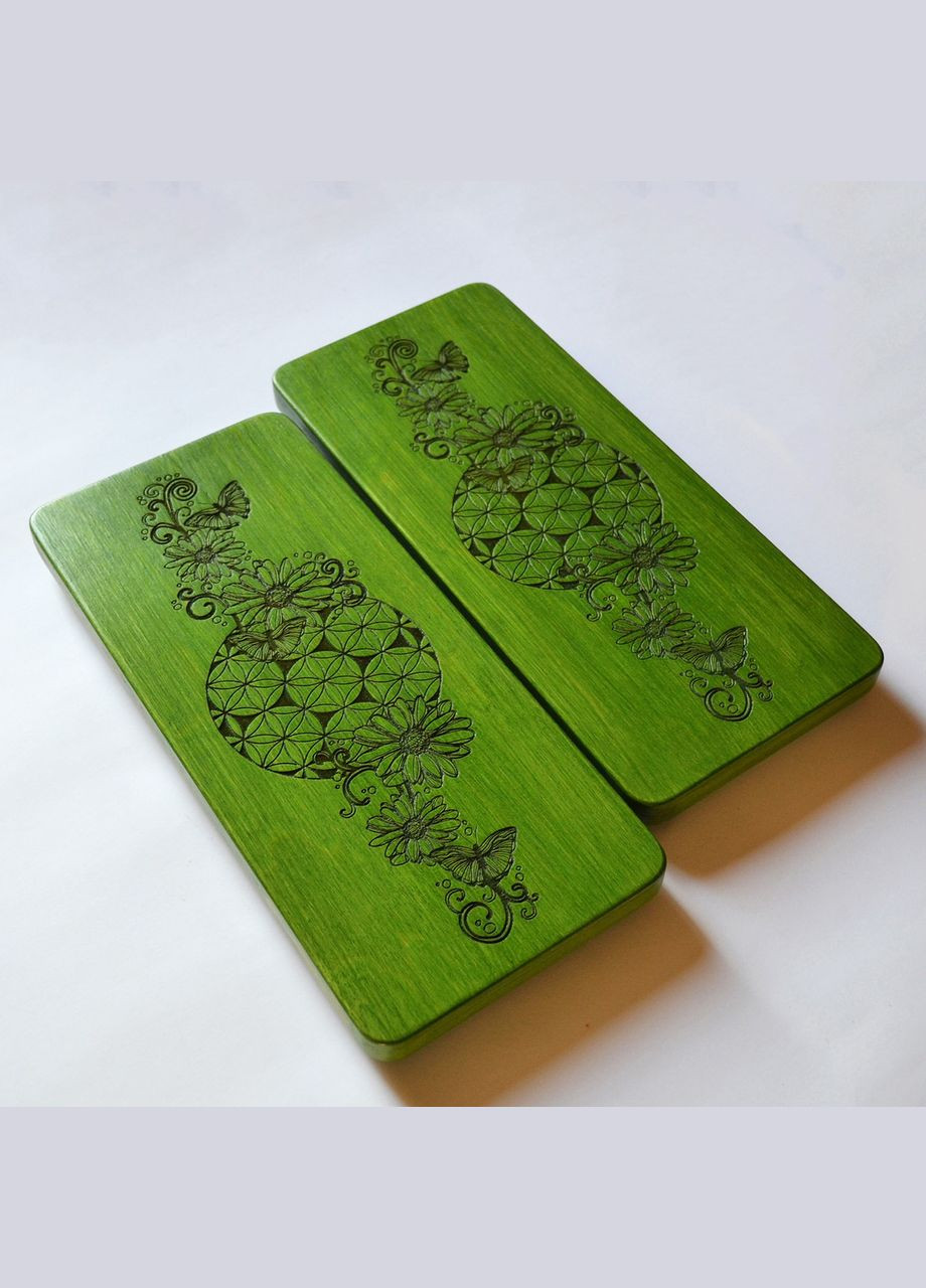 Доска Садху (медь) "Весна", доска с медными гвоздями для йоги, шаг 10мм. Доска для стоянки на гвоздях. No Brand (301482719)