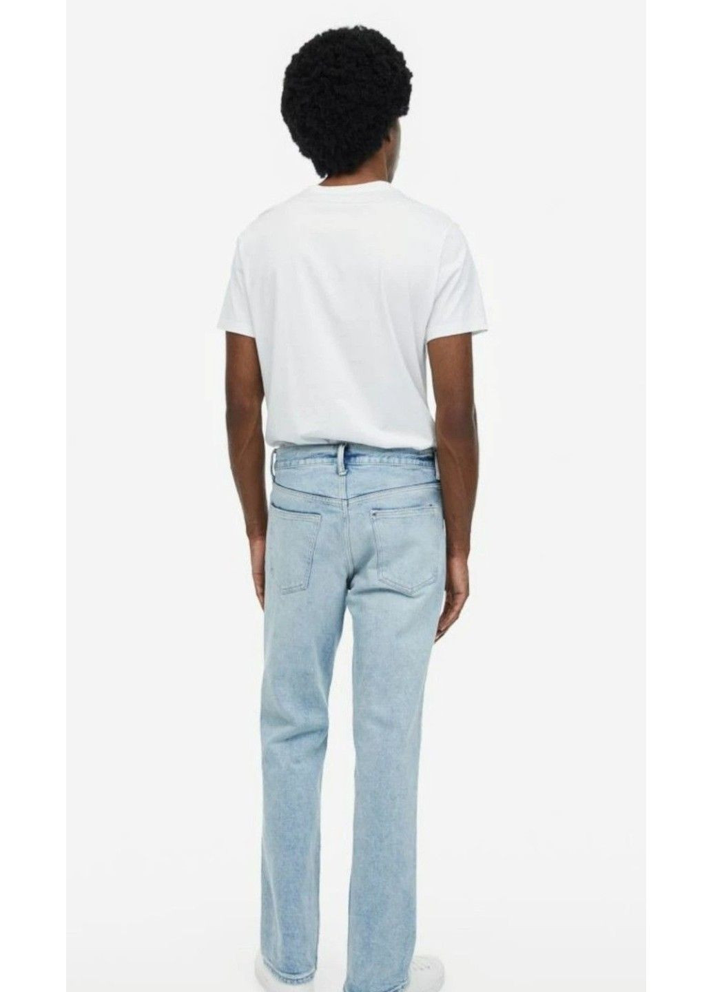 Голубые повседневный демисезонные брюки H&M