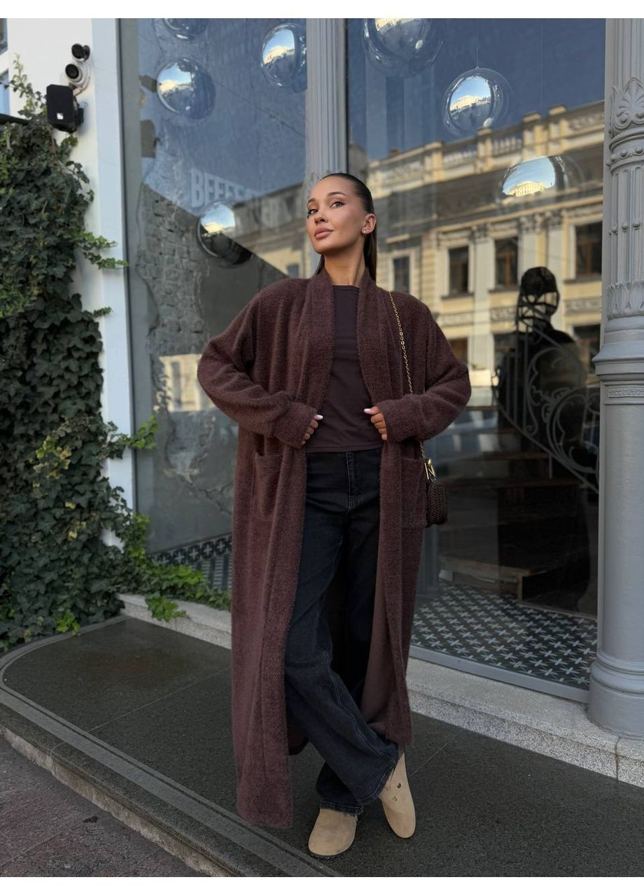 Коричневый кардиган Luna
