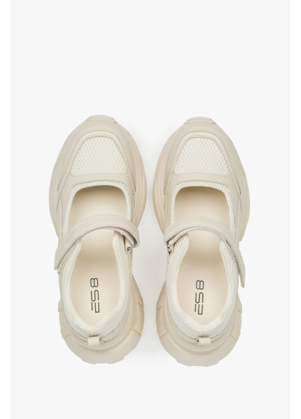 Кросівки, колір молочний ES8 світло-бежеві літо (367101832)