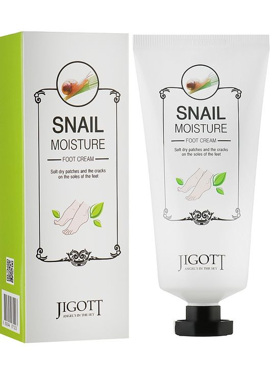 Крем для ног с экстрактом слизи улитка Real Moisture Snail Foot Cream 100ml (602461-31337760) Jigott (368616572)