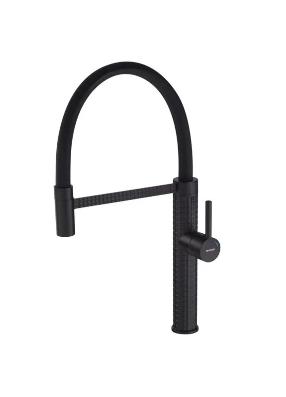 Смеситель для кухни Premium Oliwer 017 BLACK REFL.BLACK (MI6966) Mixxus (392905265)