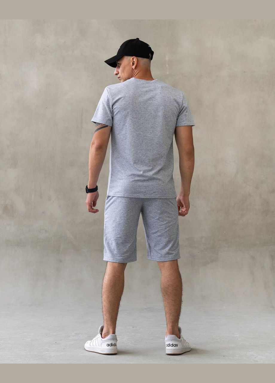 Світло-сірий літній чоловічий комплект No Brand