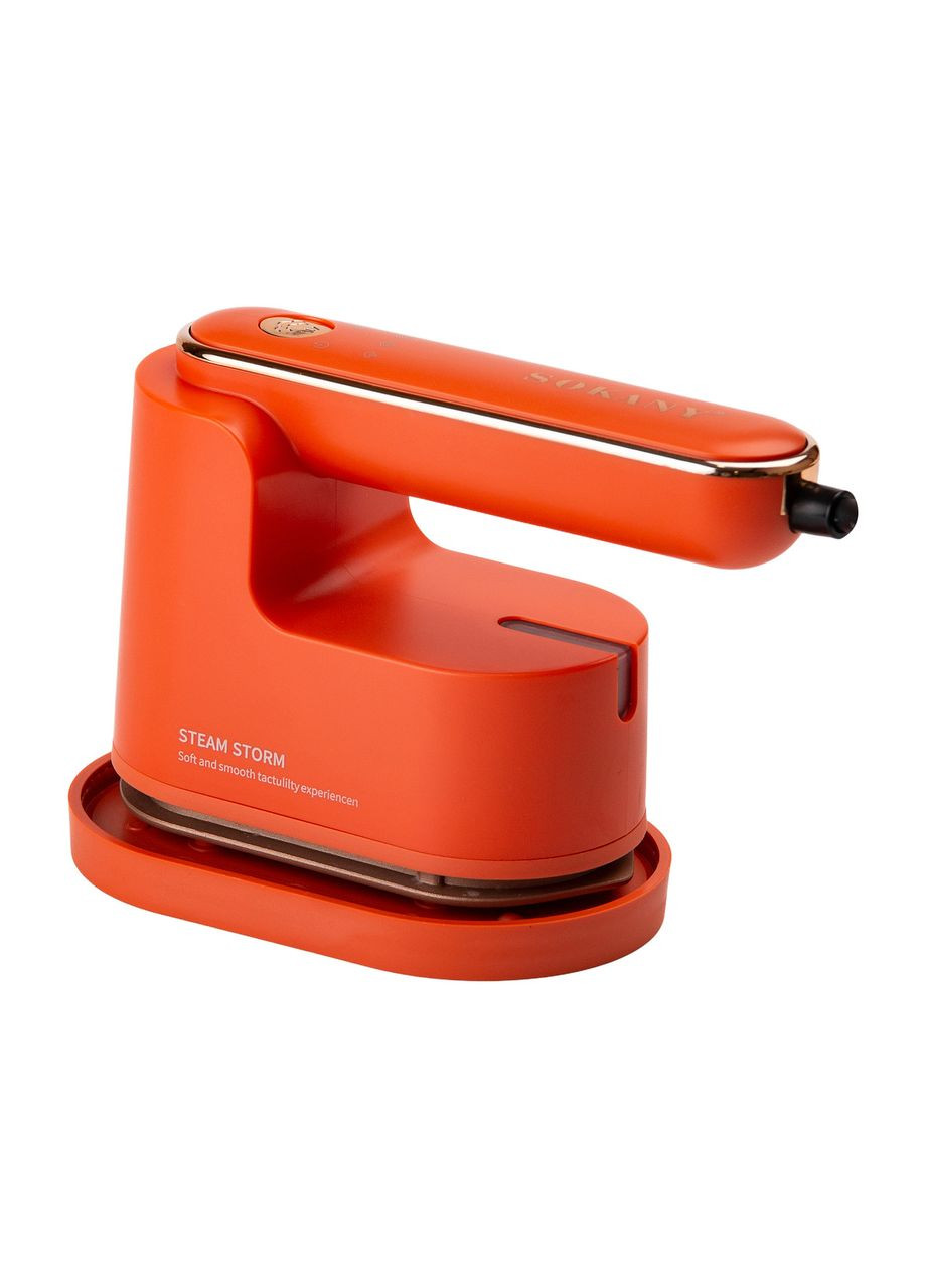 Дорожня праска SK-3069W з функцією відпарювання для сухого та вологого прасування Помаранчевий Sokany (360456973)