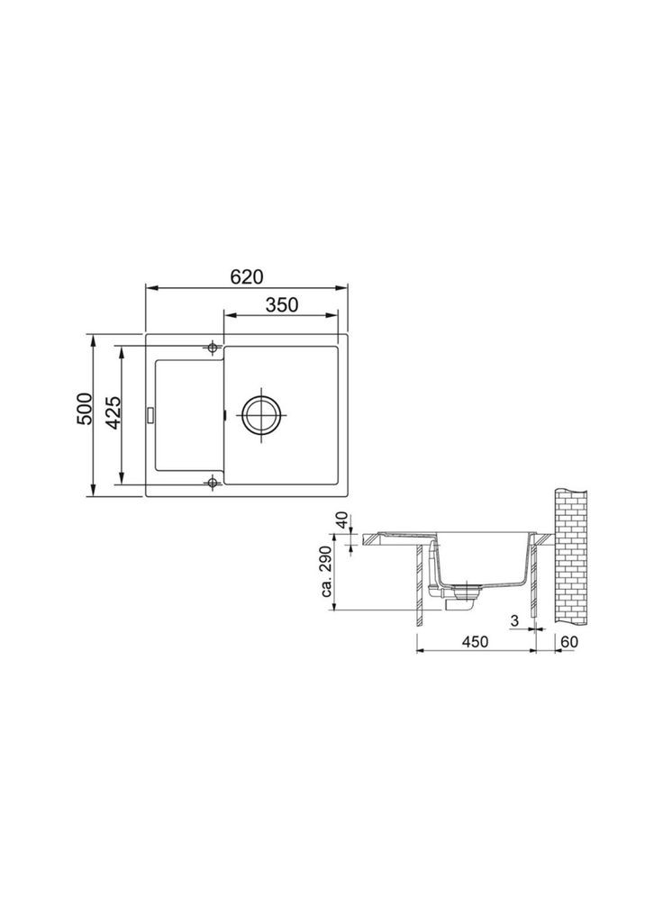 Мойка кухонная (m324819) FRANKE 114.0381.002 (372960029)