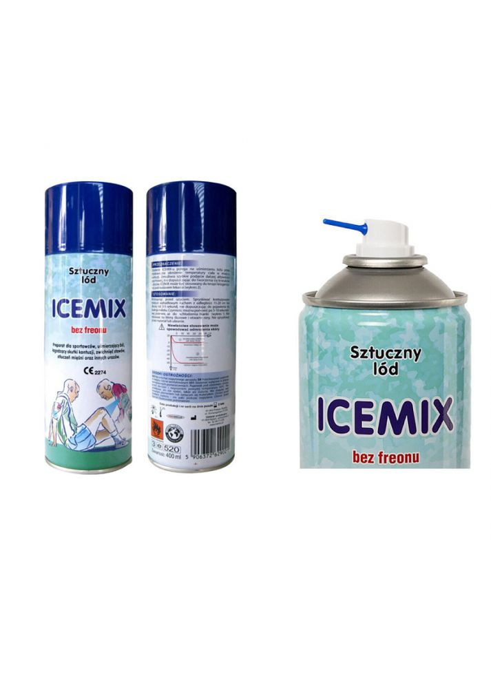Заморозка спортивна ICE MIX 400 мл спрей охолодний ICEMIX (292324134)