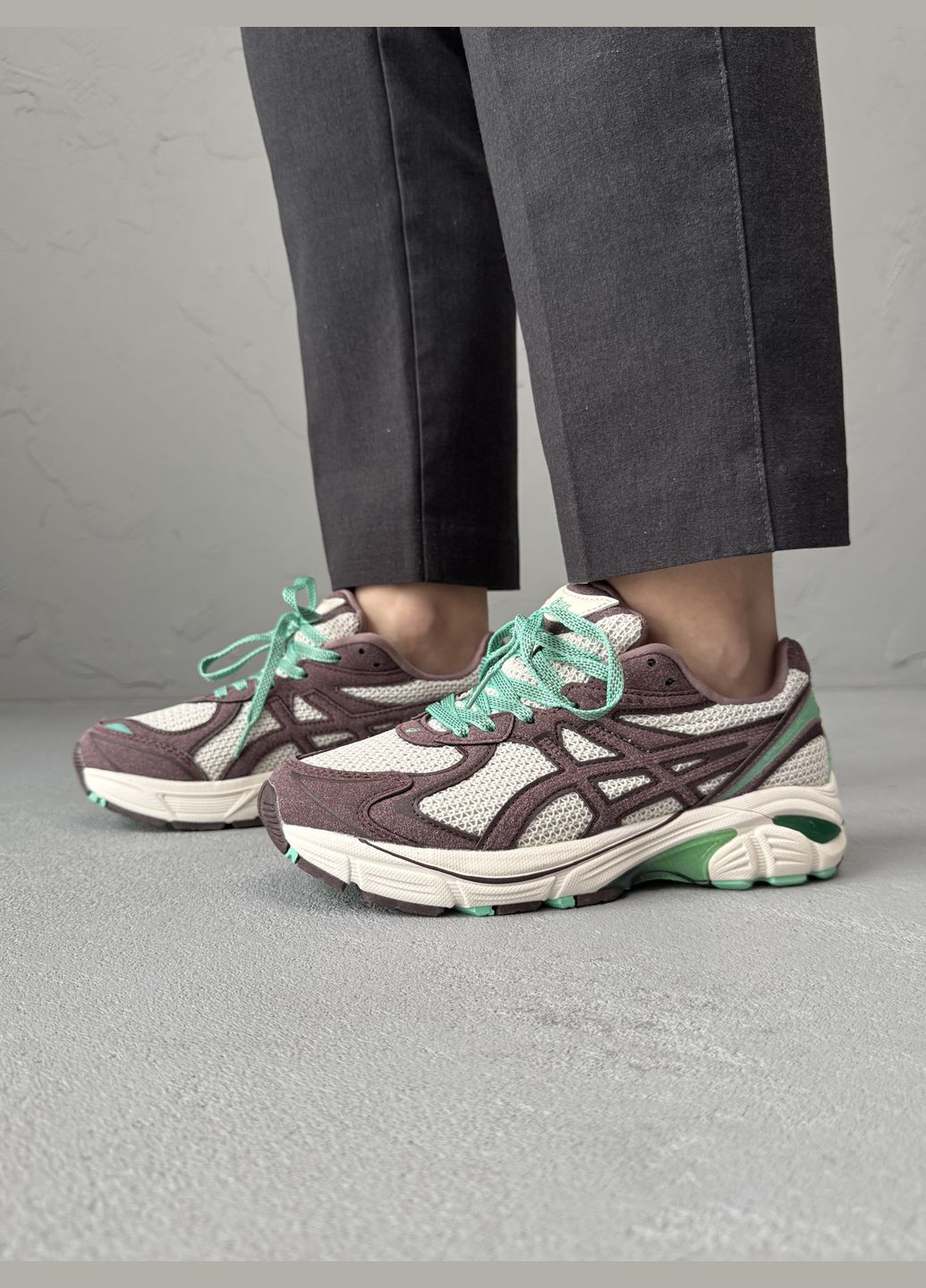 Кроссовки женские и мужские Asics GT-2160 gray beige | Асикс GT-2160 бежевые No Brand бежевые демисезоны (316663557)