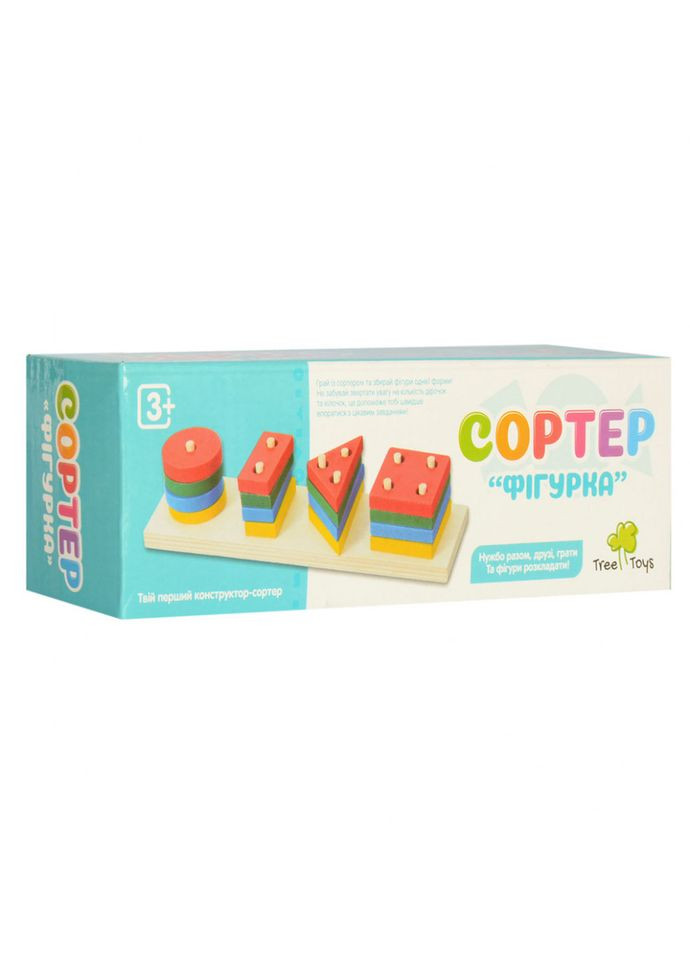Развивающая игрушка Геометрика MD 0715 деревянная Tree Toys (304406498)