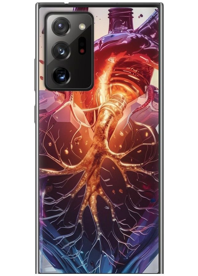 Силиконовый чехол 'Crystal Heart' для Endorphone Samsung Galaxy Note 20 Ultra (286764132)