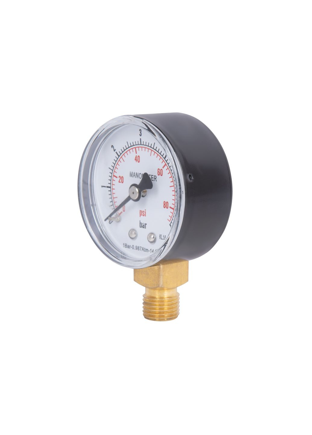 Манометр 50 мм 1/4", нижнее подключение SD Plus SD1706B (341326641)