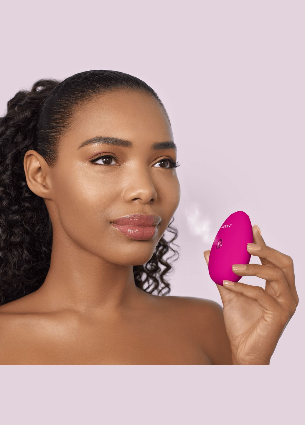 Електронний освіжувач для зволоження обличчя Facial Hydration Refresher 4в1 magenta GESKE (341526215)