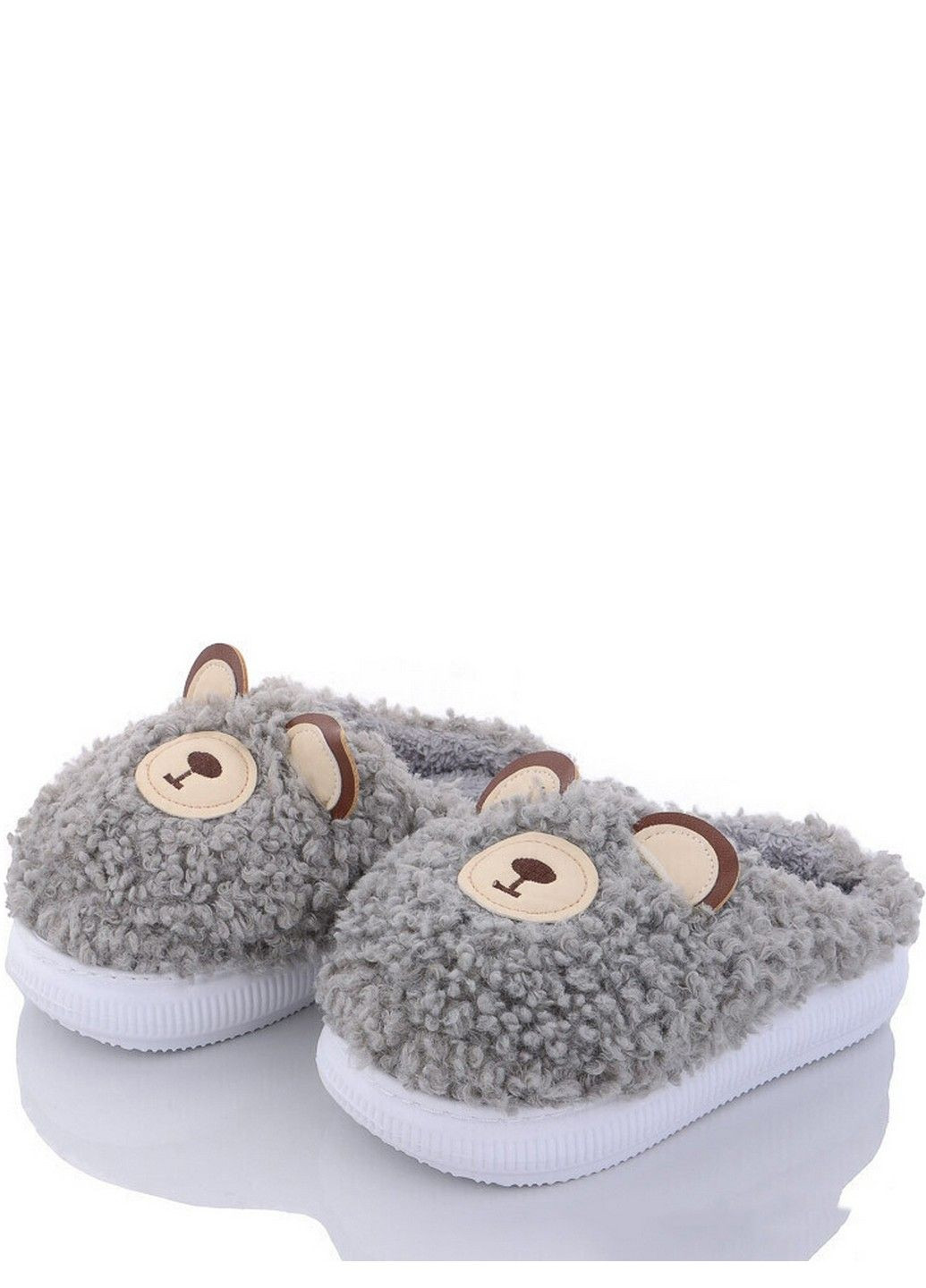 Серые комнатные тапочки n5835-1 LuckLine