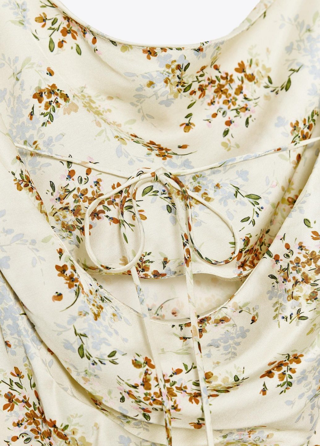 Желтое повседневный платье Zara с цветочным принтом