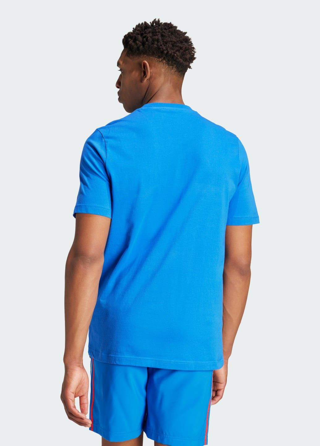 Синя футболка italy dna graphic adidas