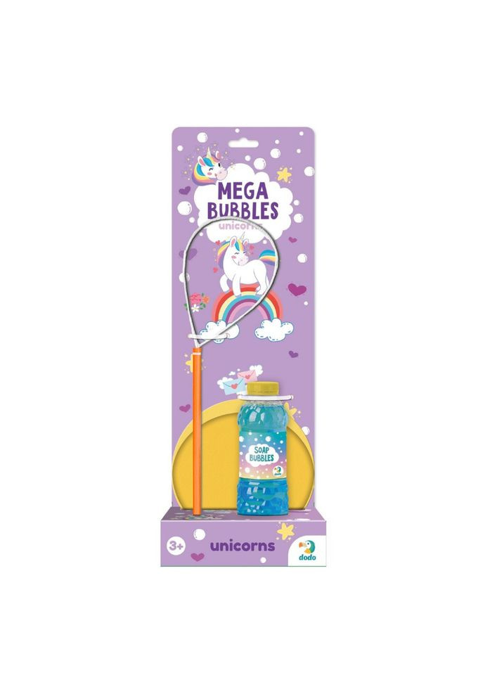 Мильні бульбашки "Mega Bubbles Єдиноріжки" 500118 з тарілкою 450 мл DoDo Toys (345072025)