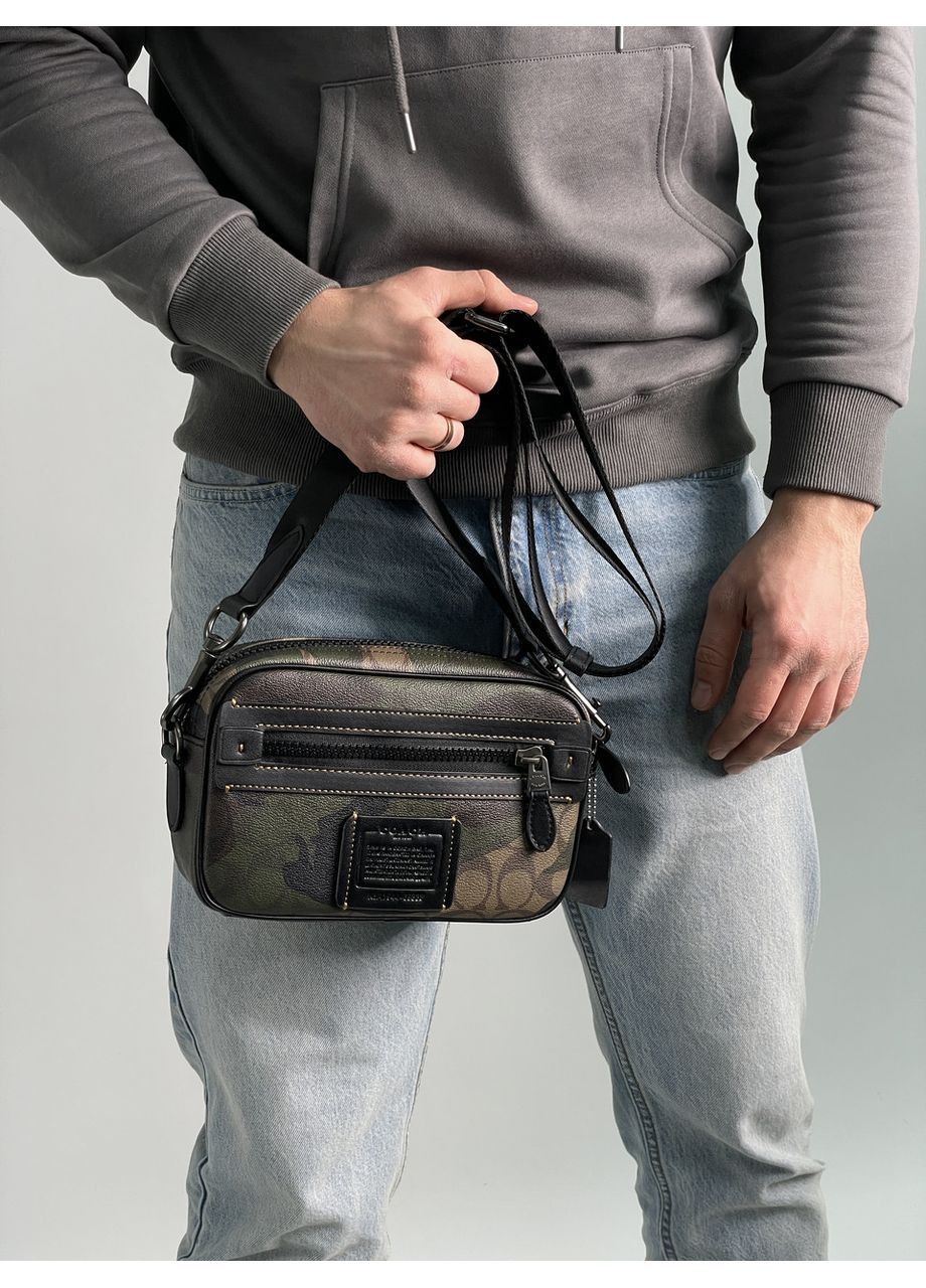 Сумка чоловіча Academy Crossbody Signature Canvas Camo No Brand (360502593)