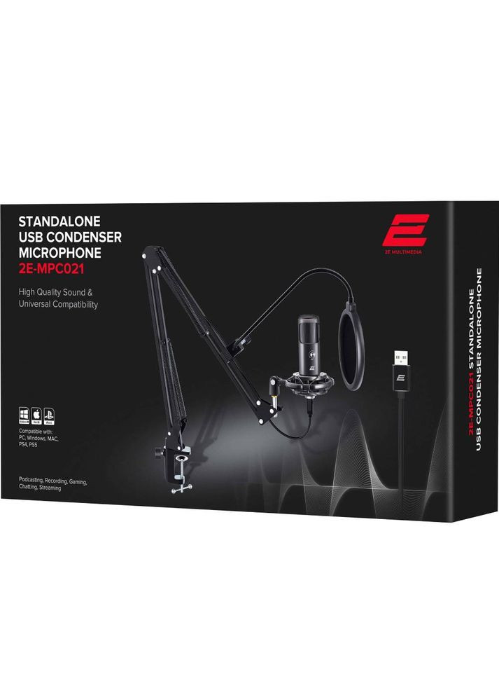 Микрофон MPC021 Streaming USB (2EMPC021) 2E (314862795)