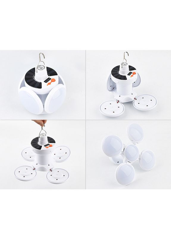 Универсальный фонарь-светильник подвесной, раскладной Solar Emergency Lamp с аккумулятором No Brand (340111804)