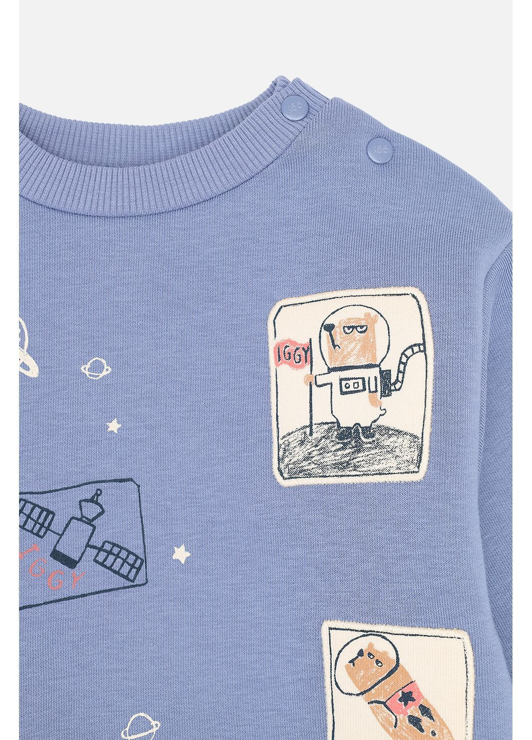 Синий зимний костюм с штанами для мальчика цвет синий cb-00283906 Iggy