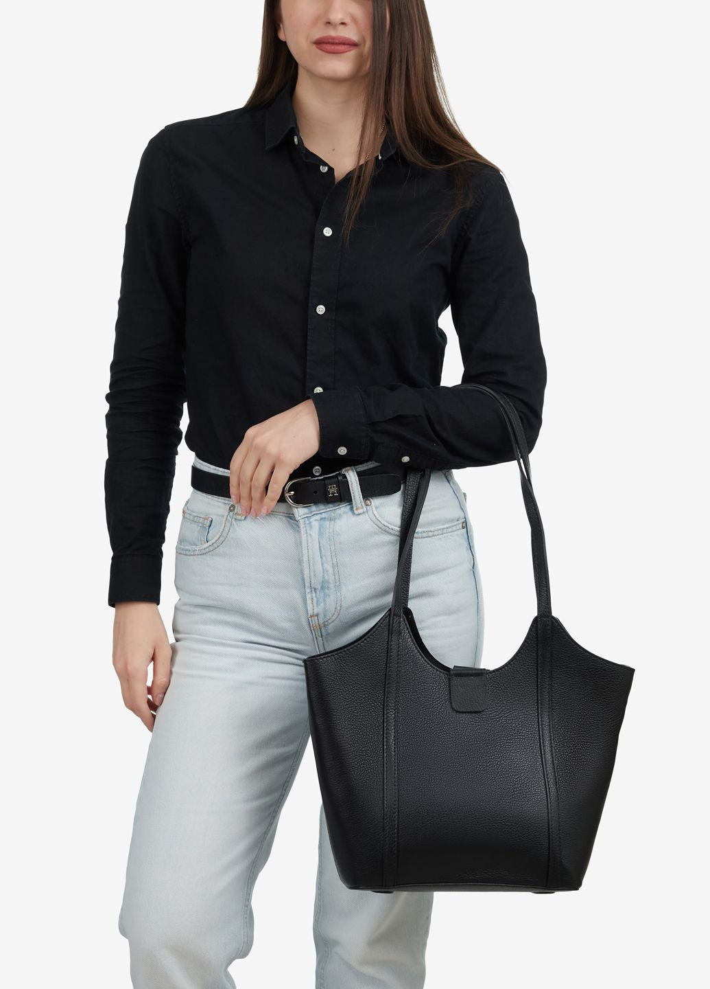 Сумка жіноча шкіряна тоут середня Tote Regina Notte (323002557)