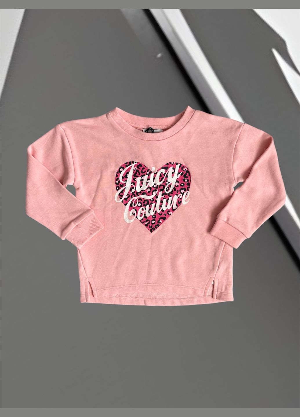 Juicy Couture свитшот розовый полиэстер, трикотаж
