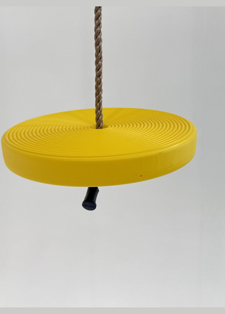 Качели для детей Тарзанка DISK для детской площадки Желтая WCG (342121044)