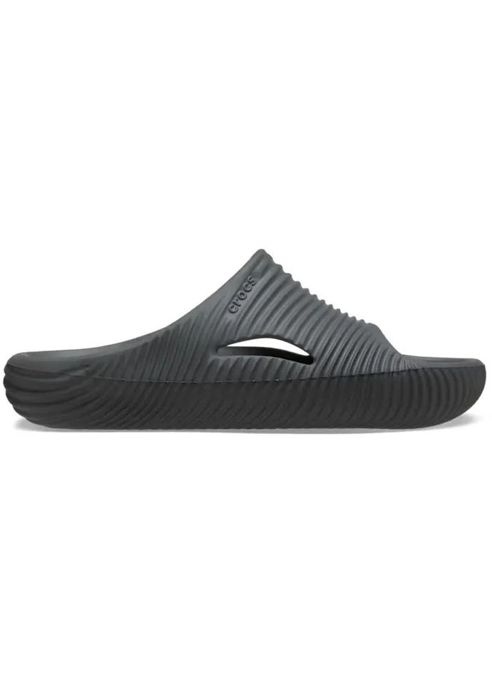 Графитовые пляжные шлепанцы recovery slide pond 208392 Crocs