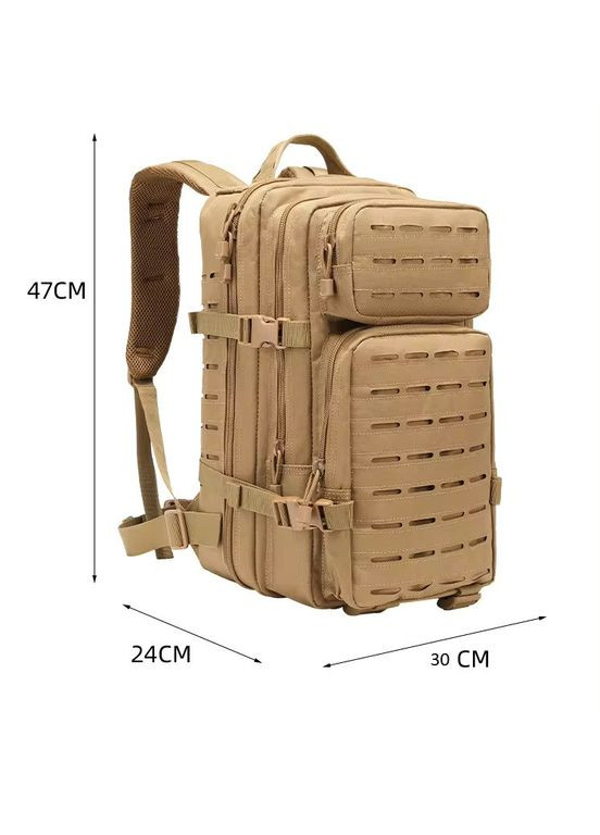 Тактичний похідний рюкзак на 20 л Laser Cut MOLLE Олива KT6003201 Solve (305743487)