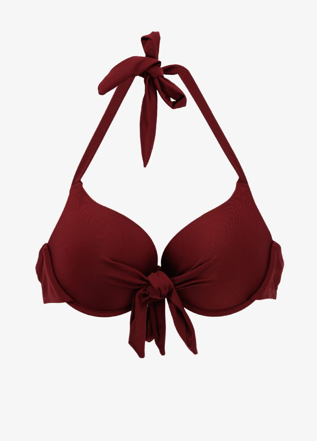 Бордовый демисезонный купальник верх однотонный zt557 бордовый shop (2000990905079) Feidi