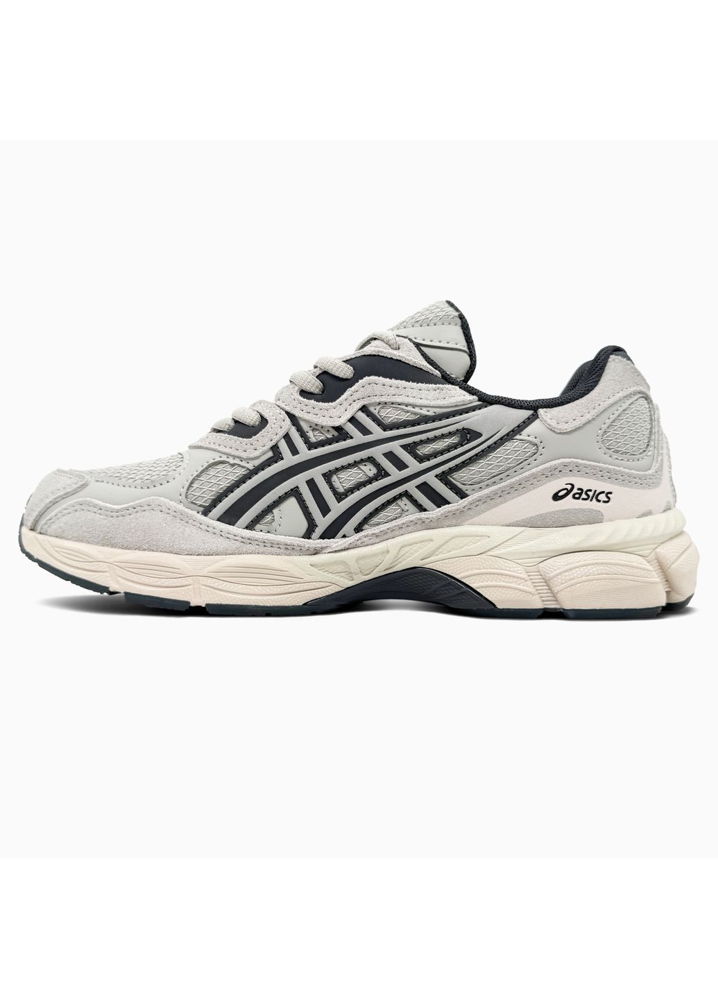 Бежевые демисезонные кроссовки мужские asics gel-nyc beige grey gore-tex | асикс гель-нюк бежевые No Brand