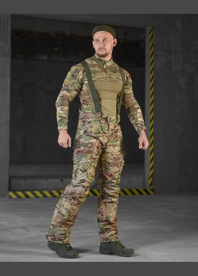 Тактический водоотталкивающий зимний комбинезон Logitek мультикам No Brand (314464695)