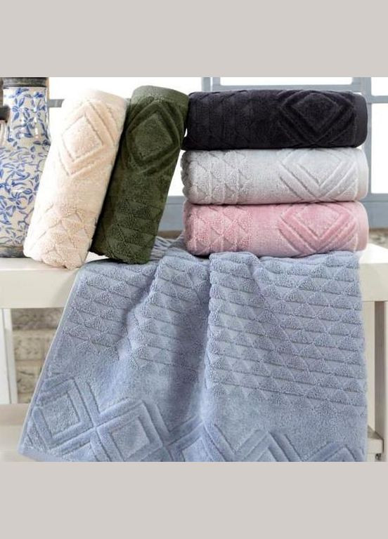 Набір 6 рушників 6325 70х140см (банні), бавовна Sikel комбінований