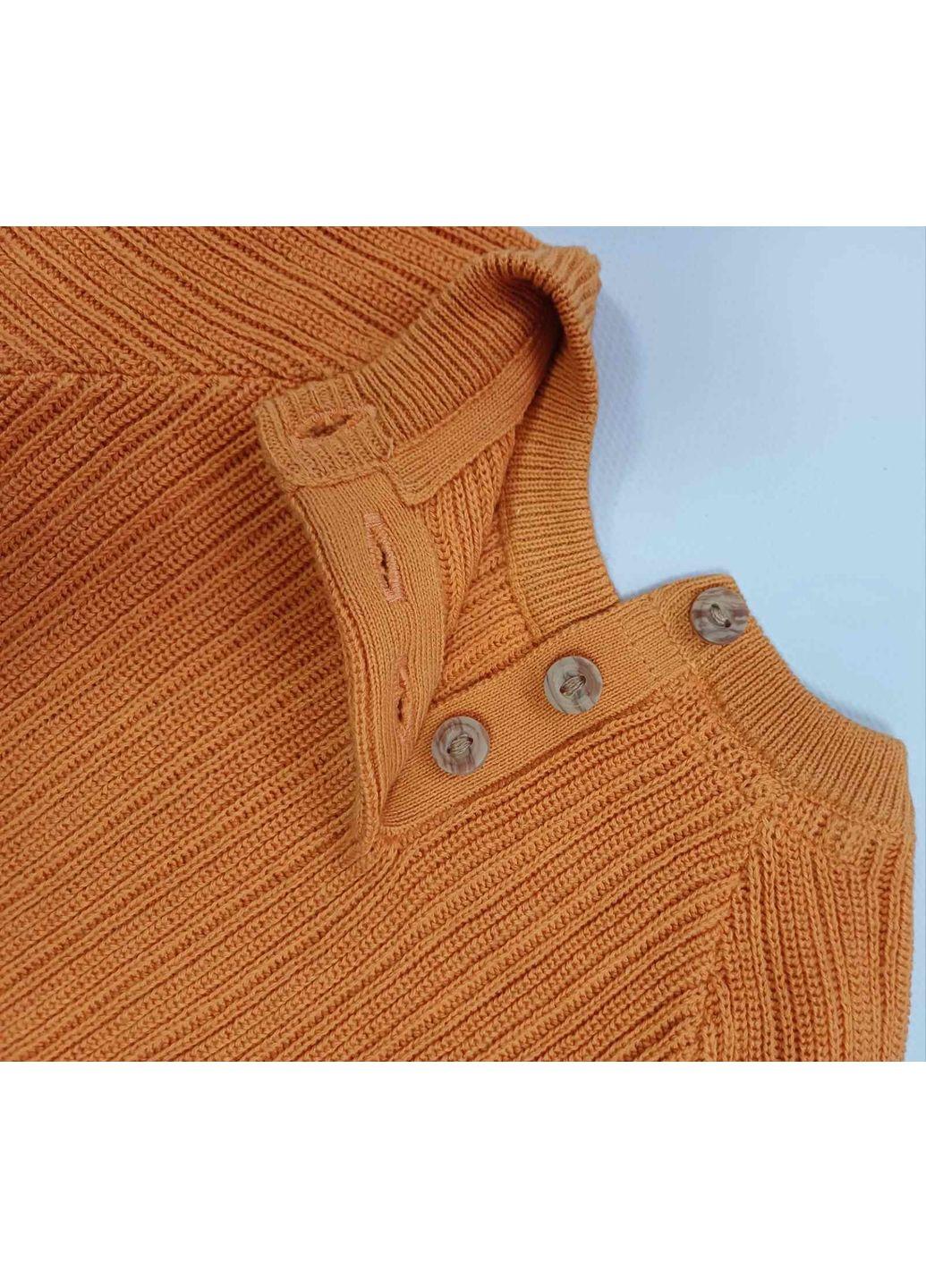 Оранжевый зимний свитер H&M