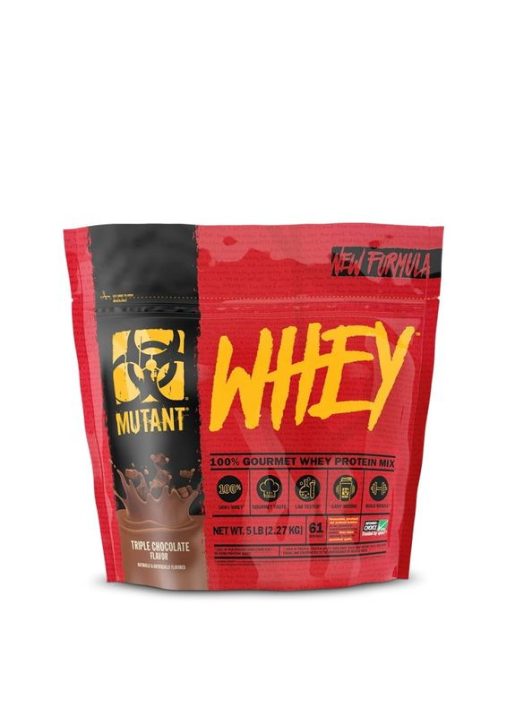 Протеїн Whey, 2.27 кг - Потрійний шоколад потрійний MUTANT (370805655)