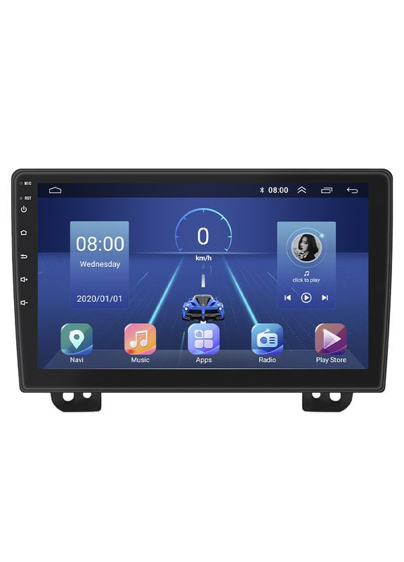 Штатная магнитола для Mazda MPV II (LW) 1999-2003 экран 9" 2/32Gb 4G Wi-Fi GPS Top 4шт Lesko (336206556)