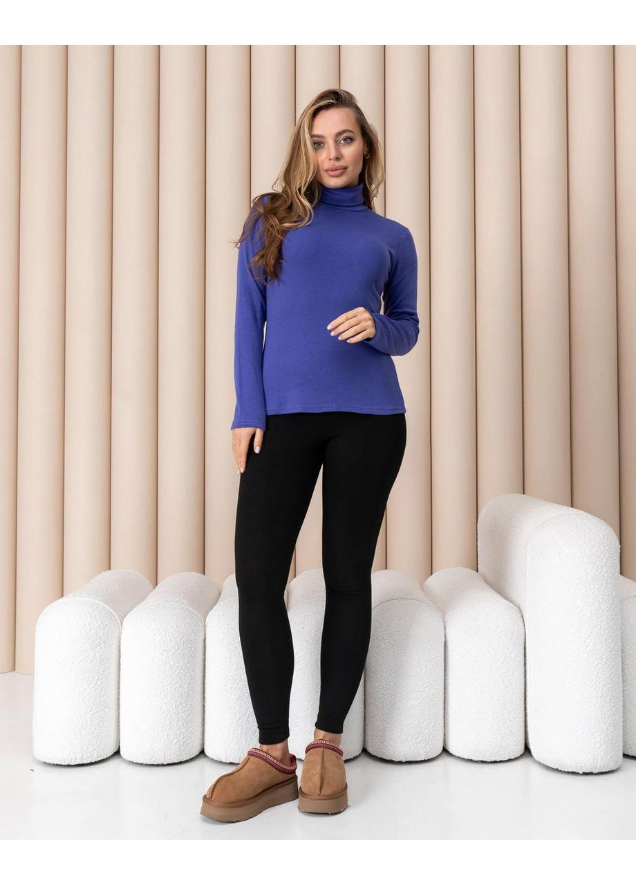 Жіноча тепла водолазка-гольф напівшерсть на термофлісі розмір DM09.09 No Brand (365654798)