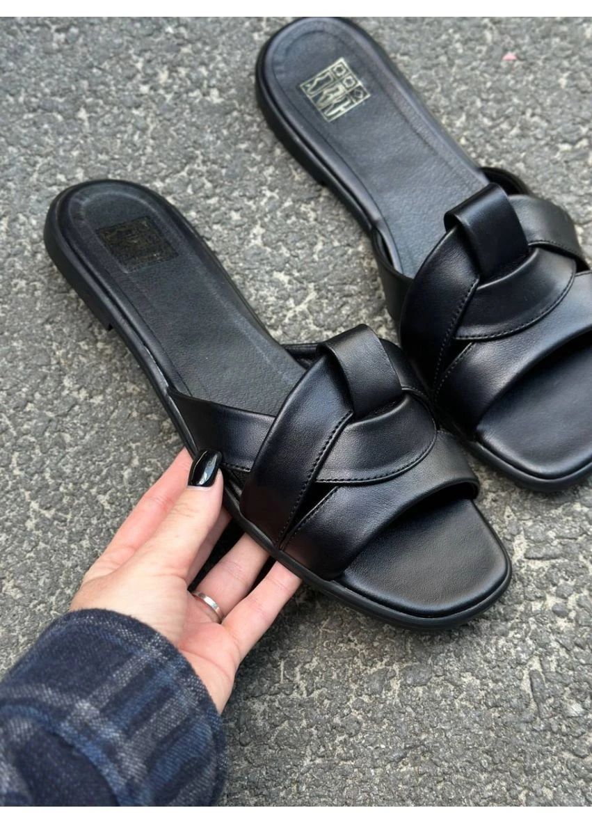 Шкіряні жіночі мюлі No Brand (393600911)