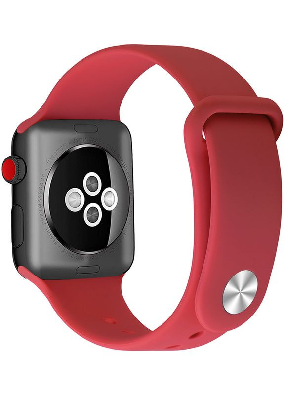 Ремешок Silicone Strap для Apple Watch 42/44 mm Red UWatch (301466451)