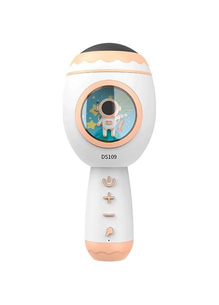 Караоке мікрофон із колонкою Космонавт білий (DS109WT) MFC (364111119)