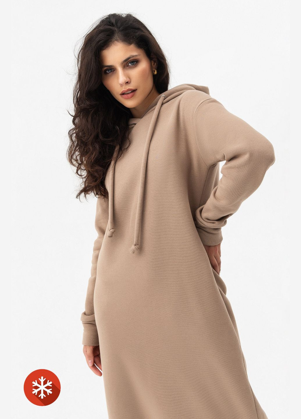 Бежева сукня lenna Garne однотонна