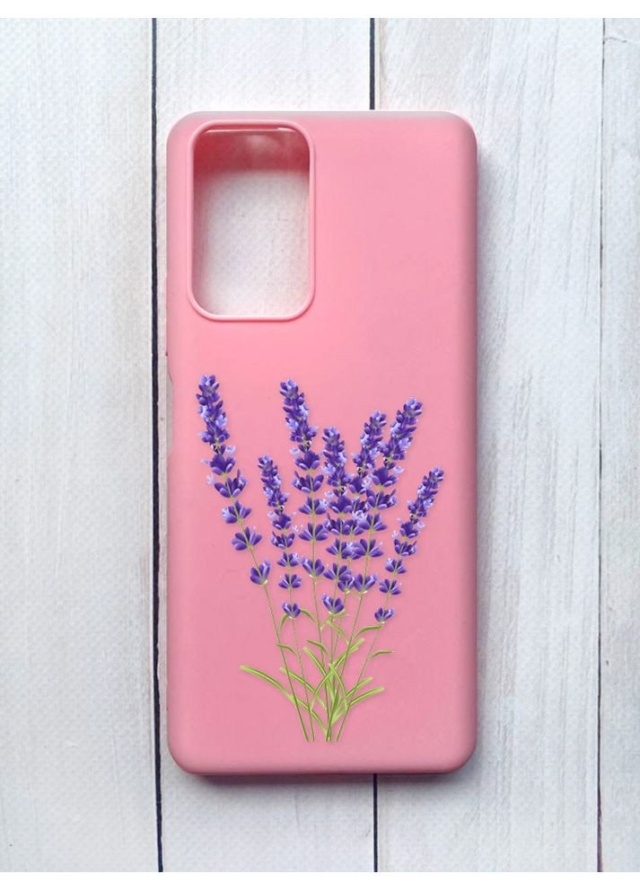 Матовий чохол на Xiaomi Redmi Note 10 Pro/10 Pro Max Рожевий:: Лаванда (принт 28) Creative (360709916)