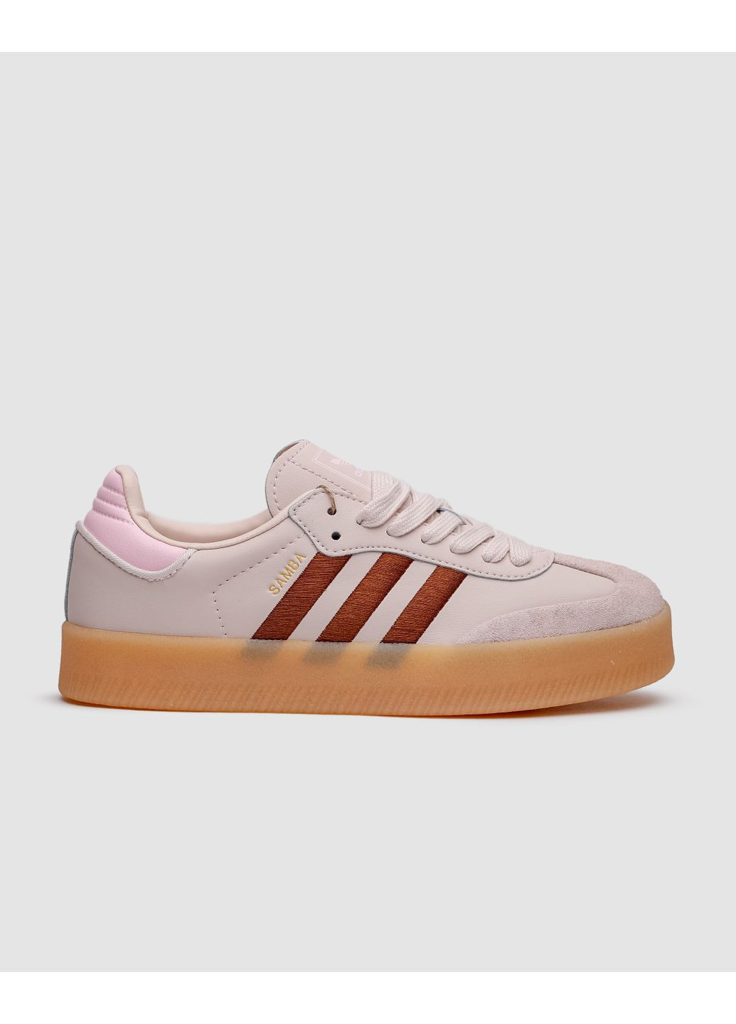 КРОСІВКИ ЖІНОЧІ ADIDAS SAMBA PLATFORM PUTTY MAUVE АДІДАС САМБА No Brand комбіновані демісезони (369392311)