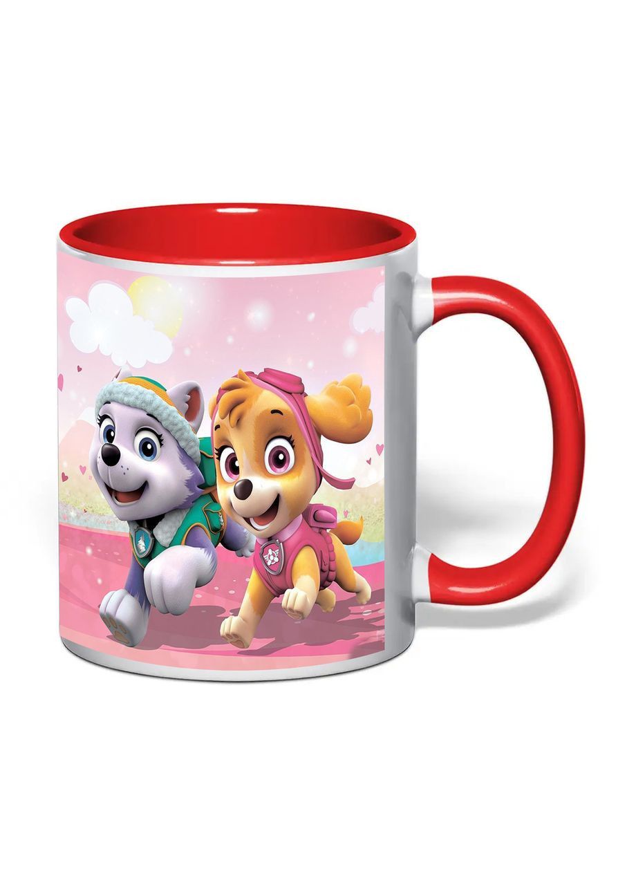 Чашка з друком "Щенячий патруль" №1 330 мл (колір червоний) (35163) No Brand (371774960)