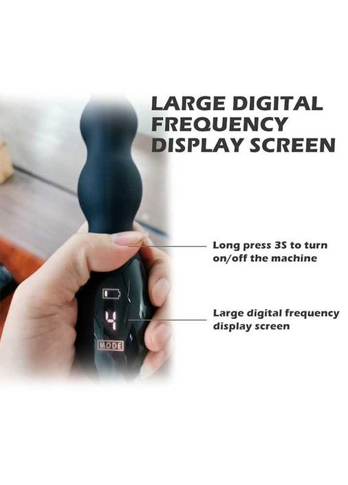 Анальный вибратор Lover черного цвета с силиконом на USB, гибкий, приятный для кожи материал премиум-класса. Satisfyer (360604176)