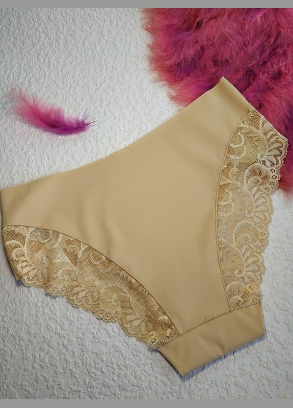 Женские трусишки черные с гипюром fara Wolbar (369612942)