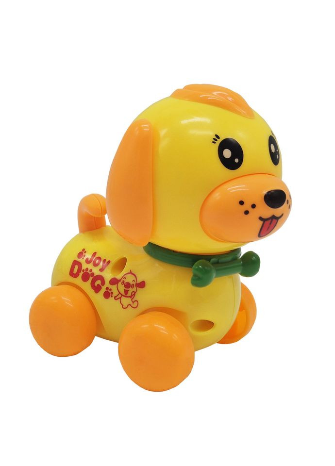 Игрушка заводная Собака 665 Желтый No Brand (316529294)