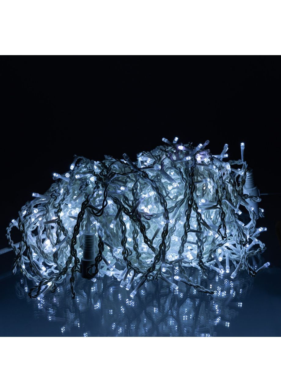 Уличная гирлянда Бахрома 36 м 600 LED белый провод Белое сияние 36MWW Garlando (370801105)