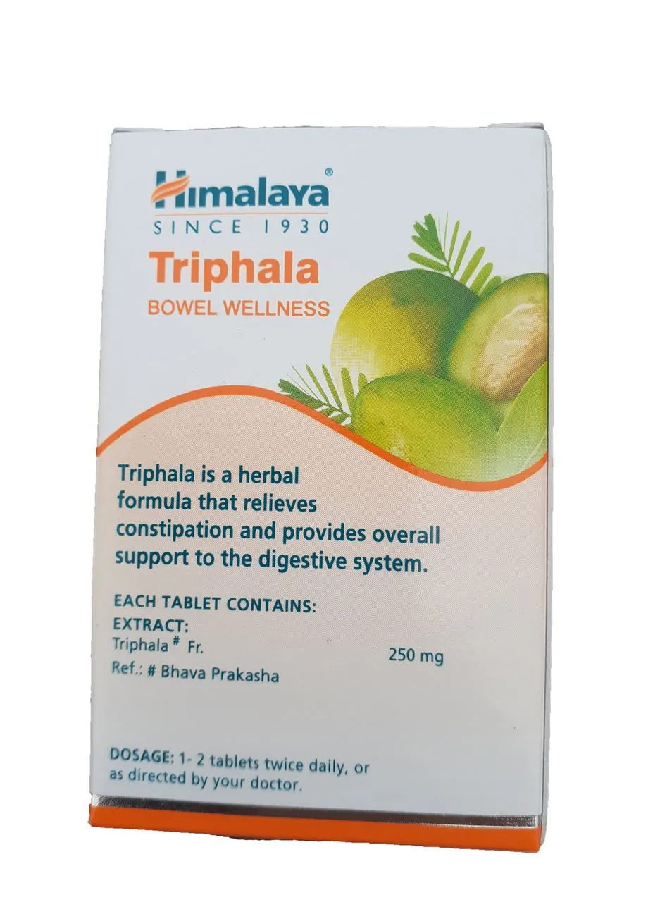 Трифала Хималаи 60 таблеток, Трипхала, Triphala, очищение организма Himalaya (386964327)